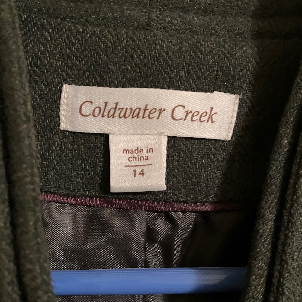 Coldwater Creek Women's Dark Green Blazer - Picture 2 of 12
